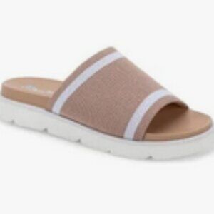 Aqua College Katlina Slide On Open Toe Pool Slides